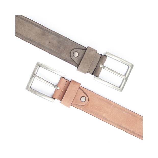 Buffalo leather belt 4 cm wide, length 100,105,110,115 cm 1 piece each GA-12001