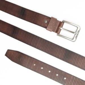 Buffalo leather belt 4 cm wide, length -100,105,110,115 cm 1 piece each GA 756