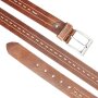 Buffalo leather belt 4 cm wide, length -100,105,110,115 cm 1 piece 2217-32 each