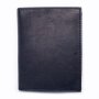 Surjeet Reena wallet made of genuine leather 12.5x10x2cm navy blue # 00165