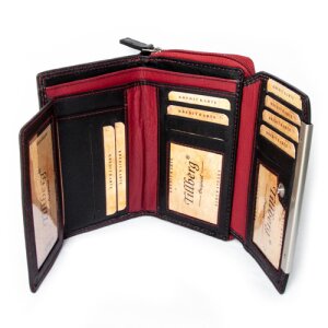 Tillberg ladies wallet made from real leather 10 cm x 15 cm x 4 cm