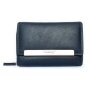 Tillberg ladies wallet made from real leather 10 cm x 15 cm x 4 cm, navy blue
