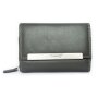 Tillberg ladies wallet made from real leather 10 cm x 15 cm x 4 cm, grey