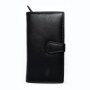 Tillberg ladies wallet made from real nappa leather 19 cm x 10 cm x 3 cm, black