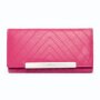 Tillberg ladies wallet made from real leather 10 cm x 19 cm x 3 cm pink