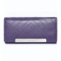 Tillberg ladies wallet made from real leather 10 cm x 19 cm x 3 cm purple