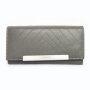 Tillberg ladies wallet made from real leather 10 cm x 19 cm x 3 cm grey