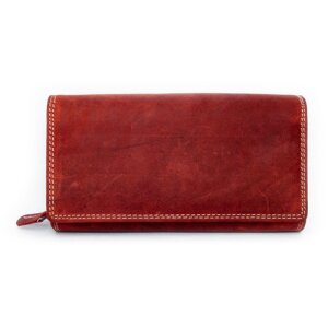 Water buffalo leather wallet WILD REAL ONLY !!!/ST-2016 red