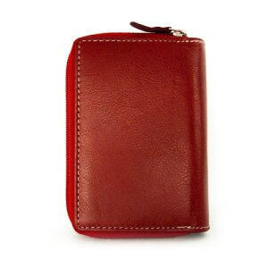 Real leather wallet 13x10x2cm
