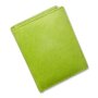 Surjeet Reena mens wallet real leather wallet wallet wallet 12.5x9.5x2.5 cm # 00004 apple green