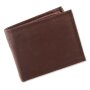 Tillberg wallet made from real leather dark brown
