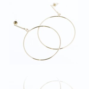 Earrings,round,circle,metal stopper,classic,stud earrings