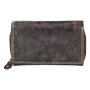 Wild Real only !!! genuine leather purse 15 cm x10 cm x 3 cm, dark brown