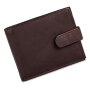 Leather wallet Dark Brown