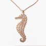 Long necklace with sea horse