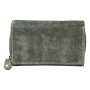 Wild Real only !!! genuine leather purse 15 cm x10 cm x 3 cm, green
