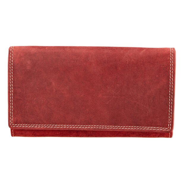 Wild Real Only Ladies Wallet Purse 17 x10 x 3 cm 0010-1 red