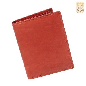 High quality and robust real leather wallet from the brand Tillberg cognac