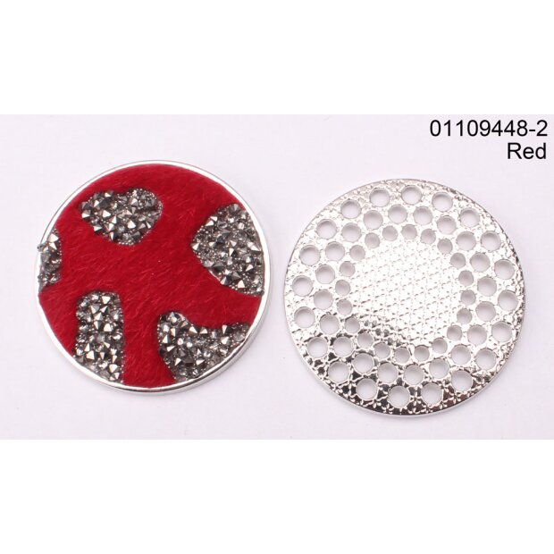 magnetic brooch Red