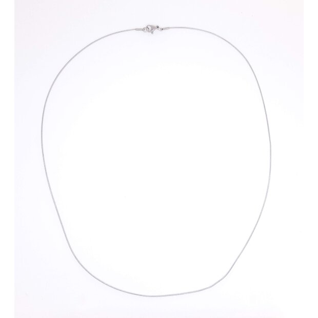 Stainless steel necklace 0,3 mm x 45 cm bright silver