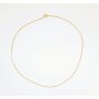 Stainless steel necklace 0,3 mm x 45 cm gold