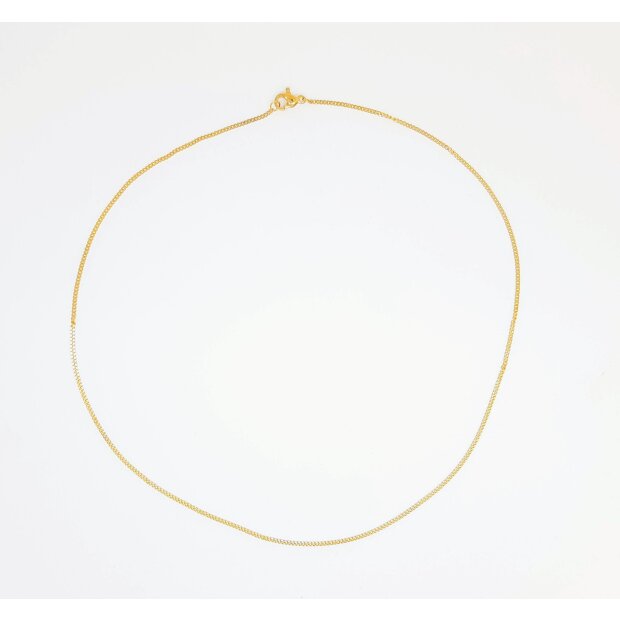 Stainless steel necklace 0,3 mm x 70 cm gold