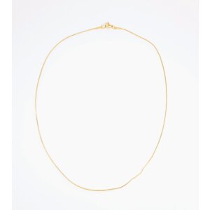 Stainless steel necklace 0,9 mm x 60 cm gold
