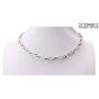 Short necklace 45+7 cm Silver