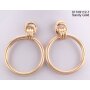 Hoops earrings Sandy Gold