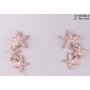 Earrings with Cubic Zirconia Rose Gold