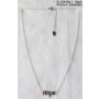 Stainless steel necklace with (Hope) pendant 45 + 5 cm...