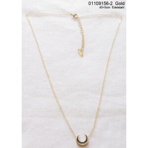 Stainless steel necklace with pendant 45 + 5 cm