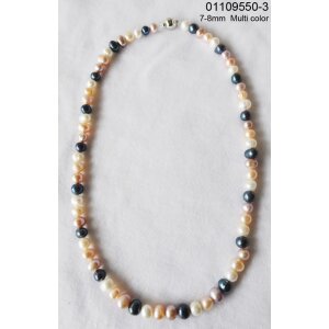 Genuine freshwater pearl necklace 7-8 mm