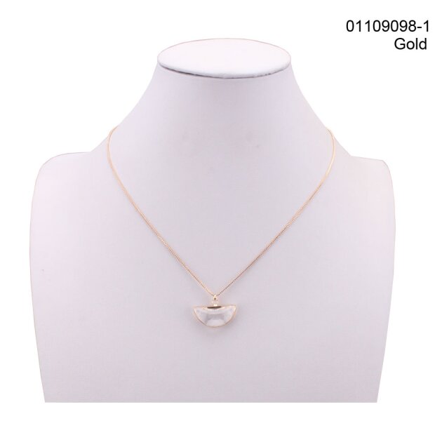 Venture Ladies Necklace with Pendant Gold