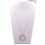 Fashionable Long Necklace Gold