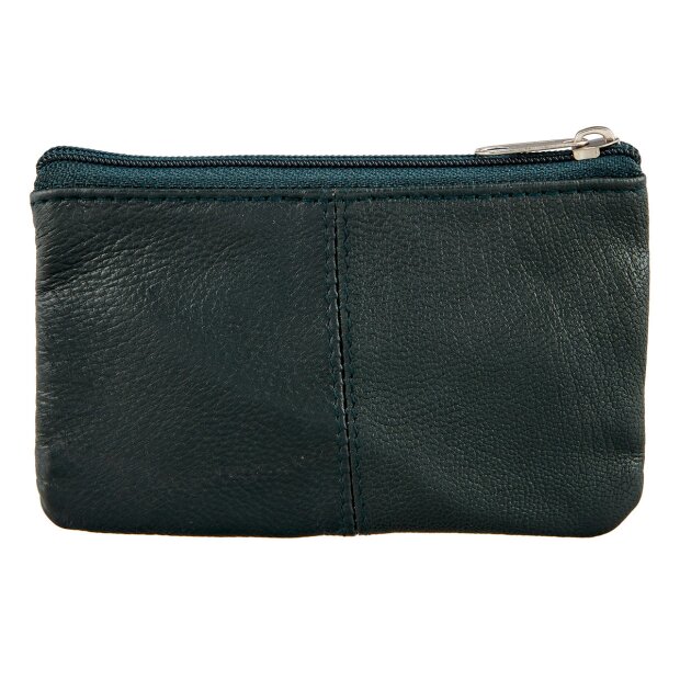 Surjeet-Reena Unisex Key Case made of genuine leather 7,5x11x1 cm dark green
