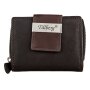 Tillberg ladies wallet made from real leather black+dark brown