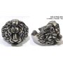 Ring &quot;lion&quot;, stainless steel, size #22, 62 mm circumference