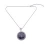 Necklace with tree pendant 42 + 5 cm, silver/grey