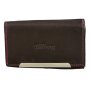 LTillberg ladies wallet made from real nappa leather black+pink