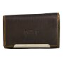 Tillberg ladies wallet made from real nappa leather black+tan