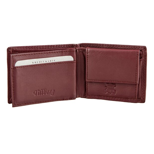 Tillberg wallet made from real nappa leather violet