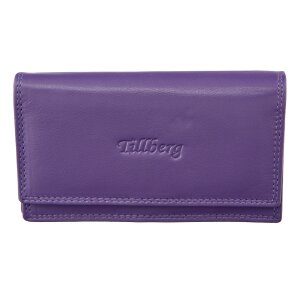 Tillberg ladies wallet made from real nappa leather 16,5 cm x 10 cm x 3 cm purple