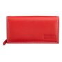 Tillberg ladies wallet made from real leather 10 cm x 17 cm x 4 cm red
