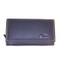 Tillberg ladies wallet made from real leather 10 cm x 17 cm x 4 cm black+tan