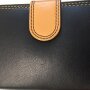 Tillberg ladies wallet made from real nappa leather 15 cm x 10 cm x 3,5 cm, dark brown