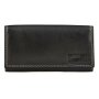 Tillberg ladies wallet made from real nappa leather black+reddish brown