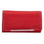 Tillberg ladies wallet made from real nappa leather 10 cm x 17 cm x 3 cm red+white