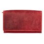 Wild Real Only!!! ladies wallet made from real water buffalo leather red