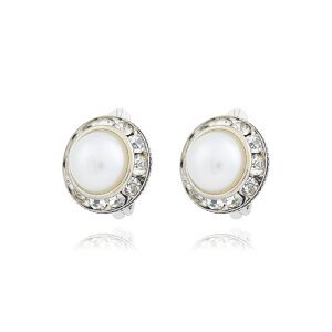 Earclips, pearl earrings, for ladies, venture,...